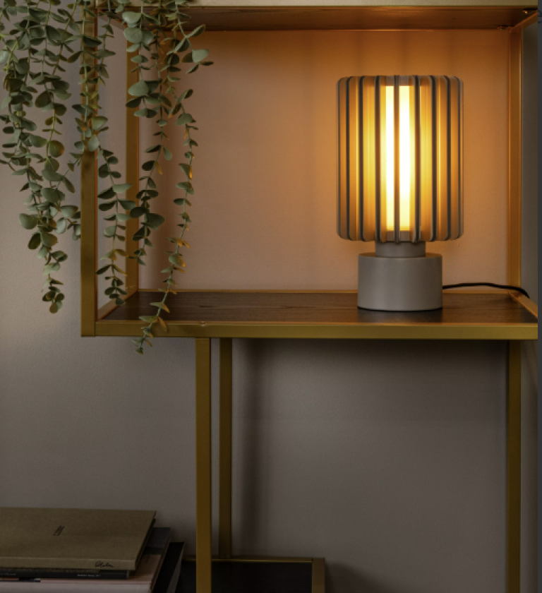 Lambres bordlampe Beige