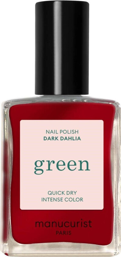 Green Nail Polish Dark Dahlia