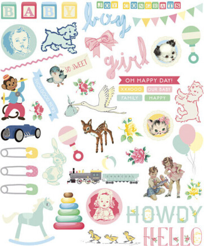 Bilde av Manillamerker, baby, str. 15-125 mm, 120 g, 48x2 stk./ 1 pk.