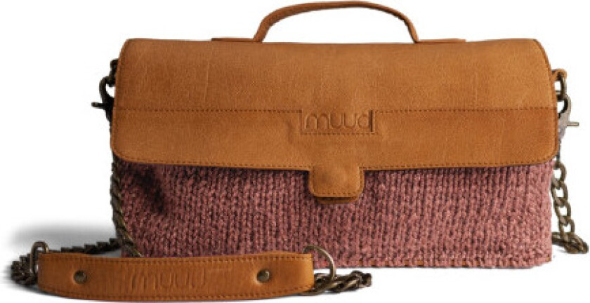 Muud Haumea DIY Bag - Whisky med Mørk gammelrosa garn