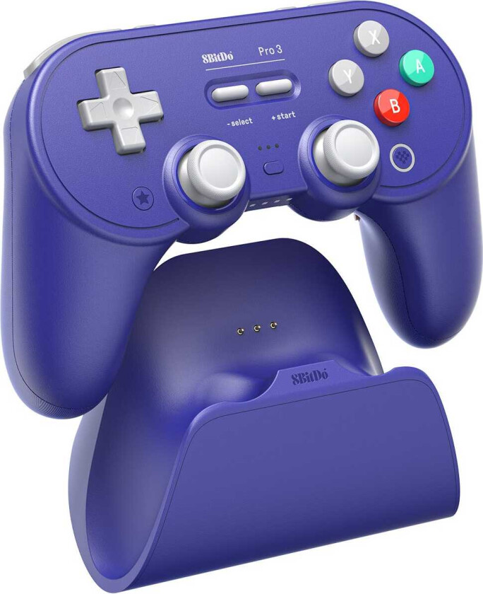 Pro 3 - Bluetooth - 2.4G - Hall Effect - TMR - Purple - Wireless Controller - Nintendo Switch 2