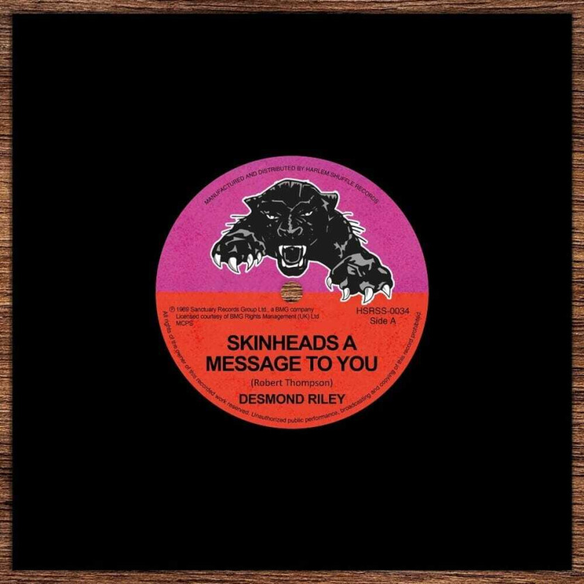 Desmond Riley Skinheads A Message To You / If I Had Wings LP/Vinyl