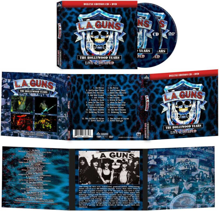 L.A. Guns Hollywood Years Live & Loaded CD