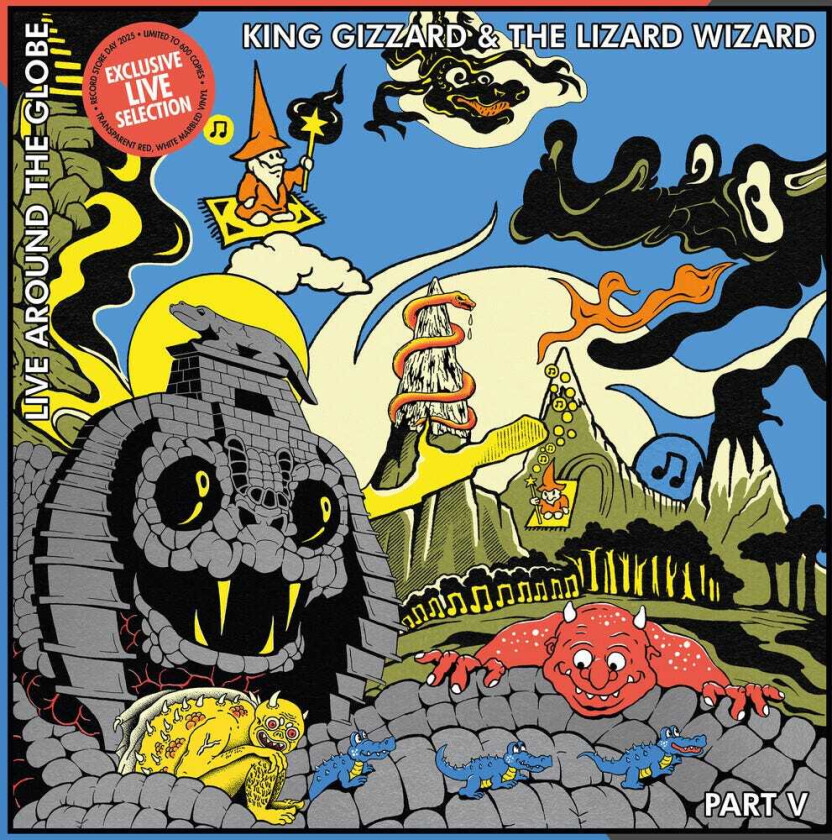 King Gizzard And The Lizard Wizard Live Around The Globe: Part V LP/Vinyl