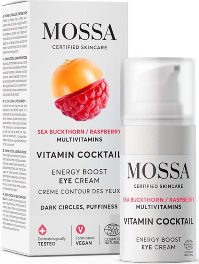 MOSSA Vitamin Cocktail Energy Boost Eye Cream, 15 ml MOSSA Øyne