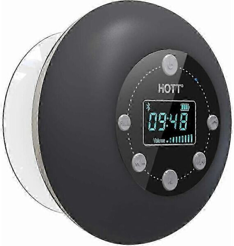 PB Dusjradio Bluetooth 5.0 Vanntett Høyttaler Trådløs Baderomsmusikk