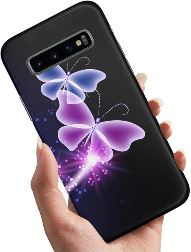 Samsung Galaxy S10e - Deksel/Mobildeksel Lilla Sommerfugler