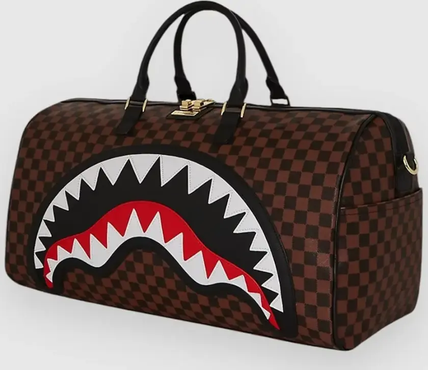 Sawtooth Sharks In Paris Duffle Reiseveske brun