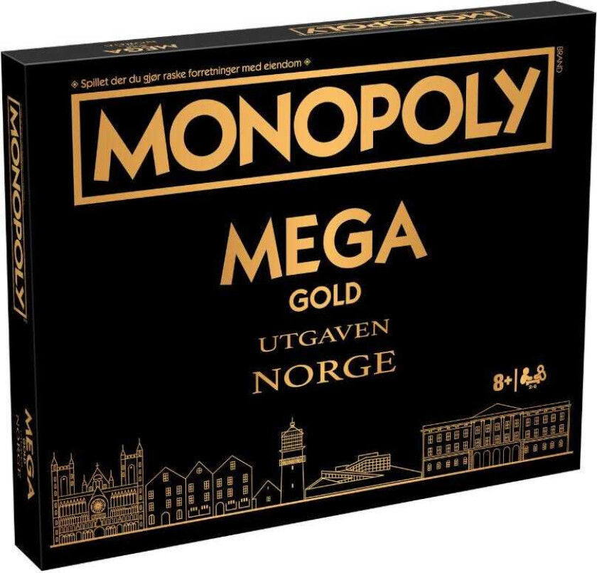 Monopoly Mega Gold Utgaven Norge