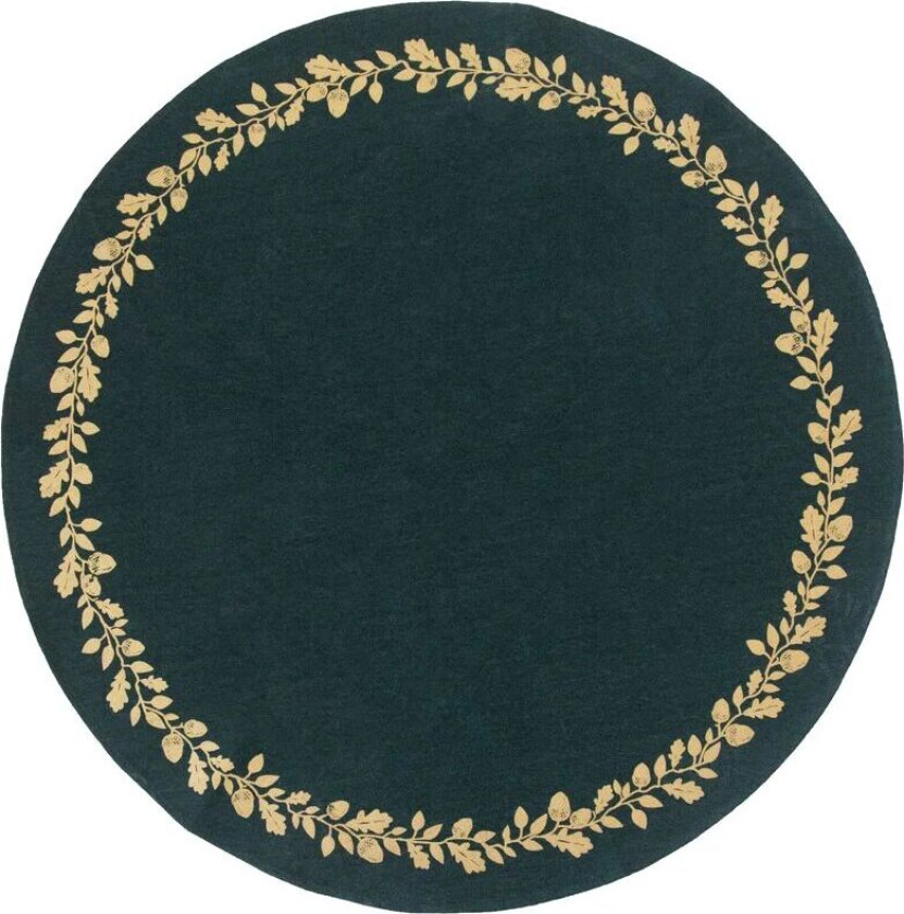 Juletrematte eik Ø 110 cm Grønn