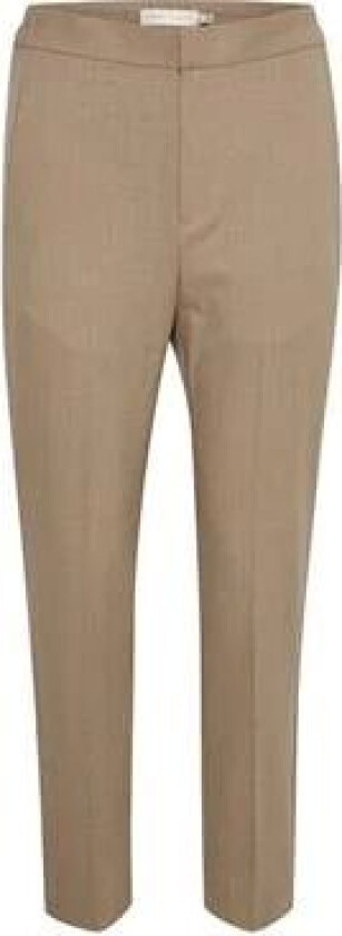 NakitaIW Flat Pants - Oatmeal Melange 36