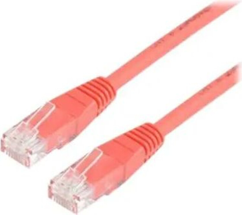 Nettverkskabel Lszh Rj-45 Rj-45 Cat 6 15m Rød