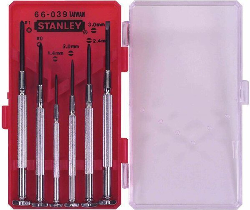 Stanley 1-66-039 Skrutrekkersett 6 stk.
