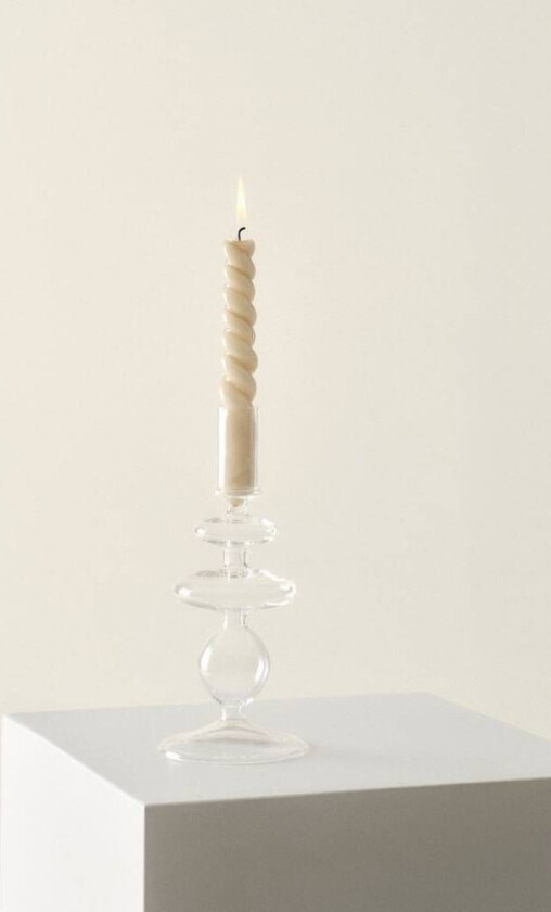 TIMOTEJ lysestake Klart glass