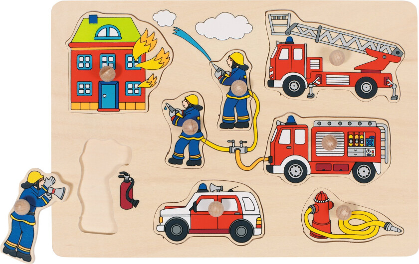 GOKI - Fire brigade, lift-out puzzle - (57907)