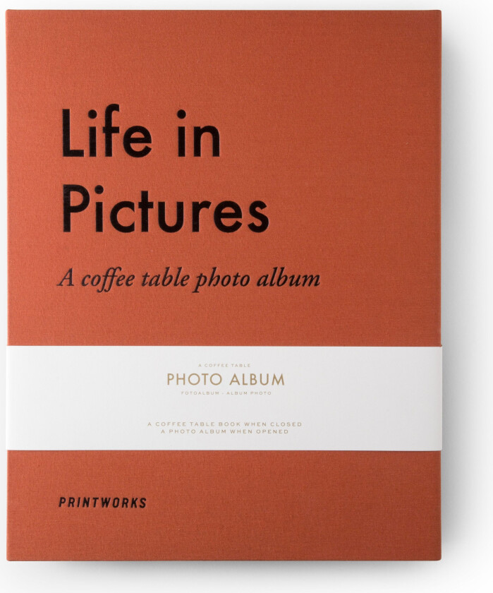 Photo Album - Life In Pictures Orange (PW00152)