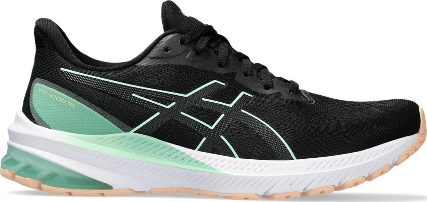 Asics Women's GT-1000 12 40, Black/Mint Tint