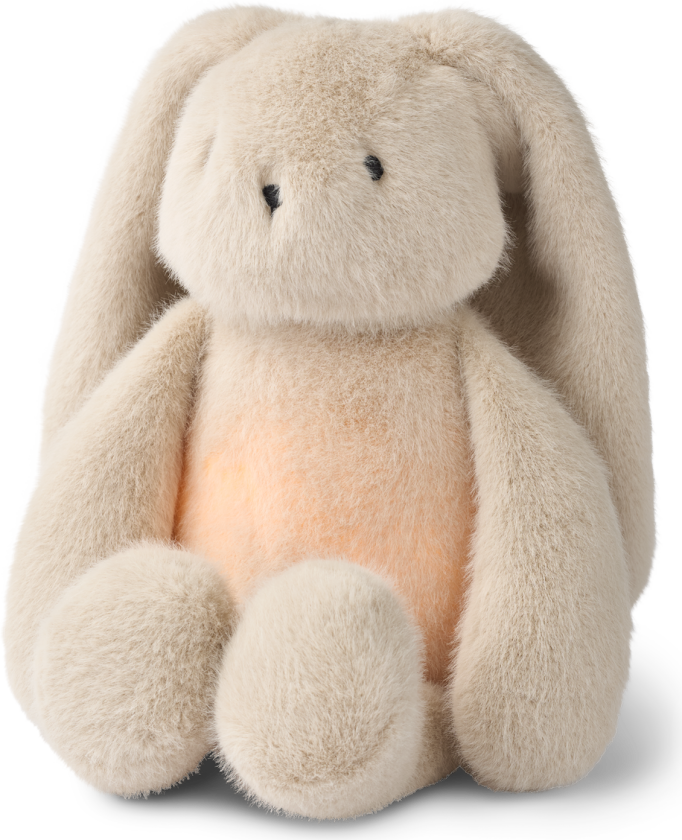 Bilde av Hattie Rabbit Humming Teddy Mist Mist One Size Kremfarget One Size 0+ Unisex