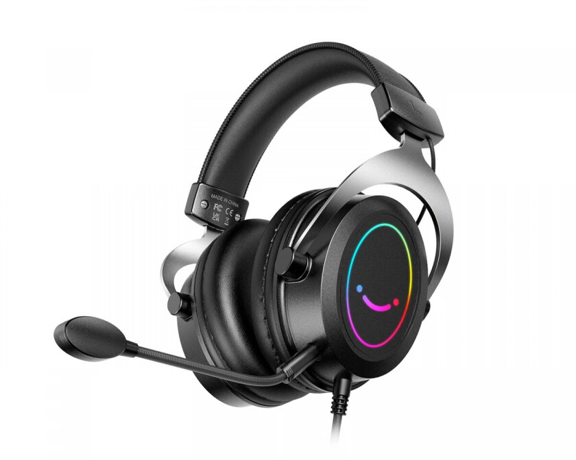 Ampligame H3 Gaming Headset Rgb - Svart