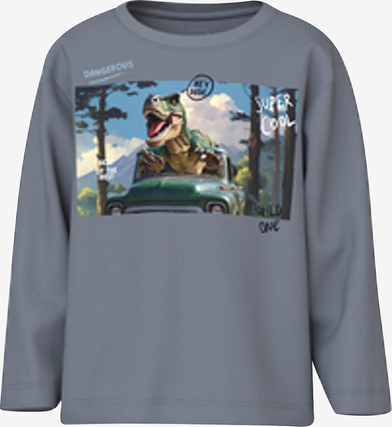 T-skjorte nmmVoto LS Nreg Top - Blå