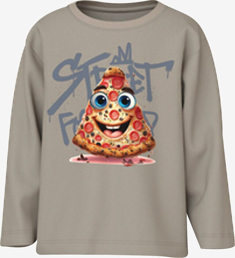 T-skjorte nmmVoto LS Nreg Top - Natur