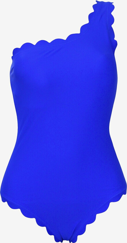 Badedrakt New Venus Scallop Over One Shoulder Onepiece - Blå