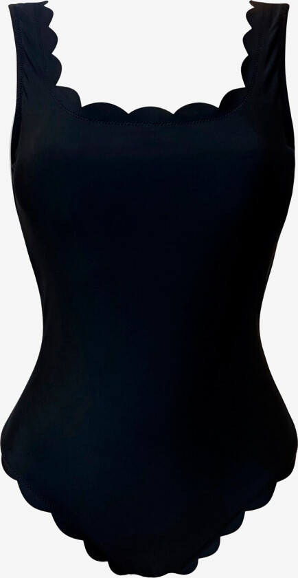 Badedrakt New Venus Scallop Tank Onepiece - Svart
