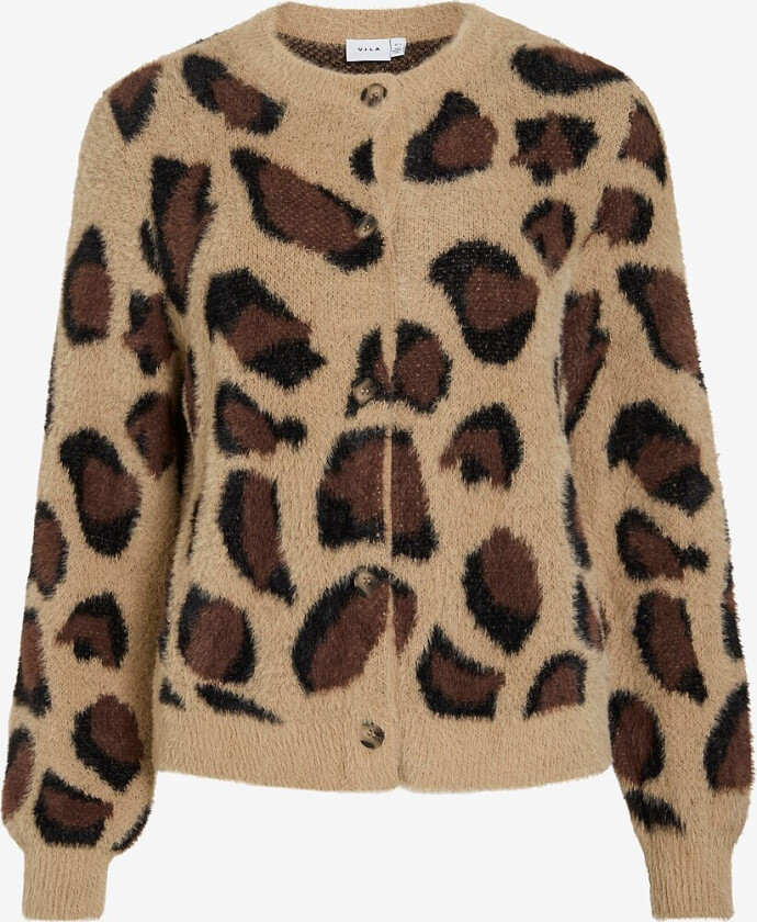 Kardigan viHelly LS O-neck Cardigan/ka - Brun