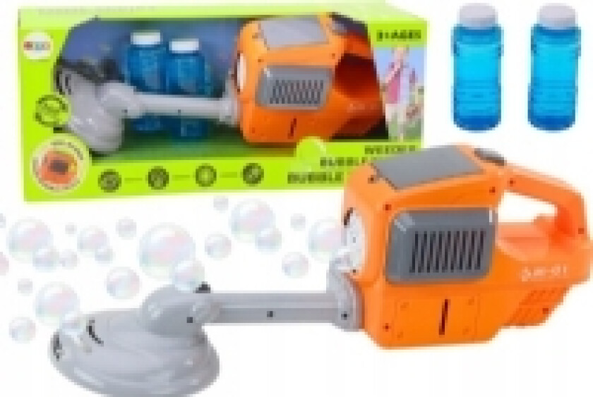 LeanToys Boblemaskin Gressklipper Trimmer To væsker oransje