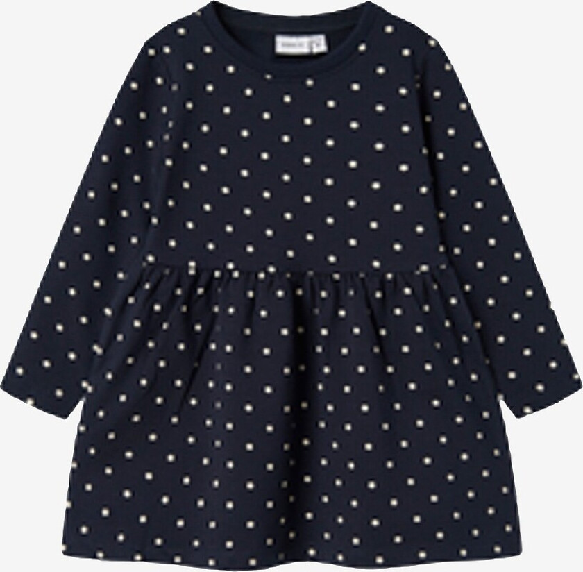 Kjole nmfDavina LS Sweat Bru - Blå