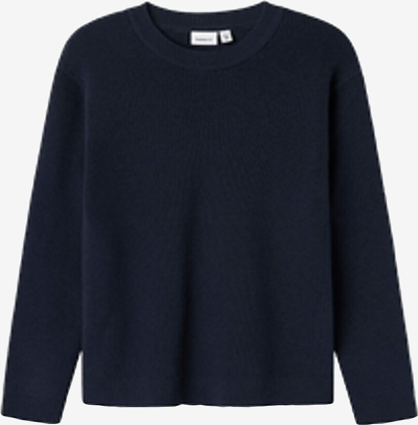Pullover NkmNesolle LS Pullover Knit - Blå
