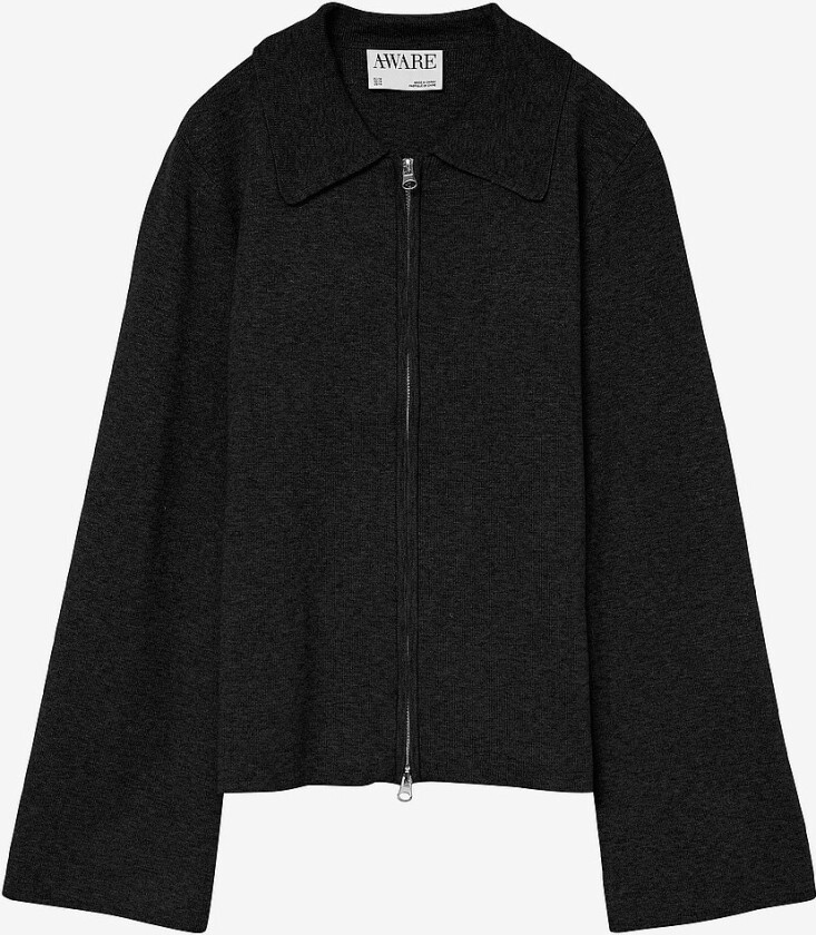 Kardigan awHanna LS Knit - Svart