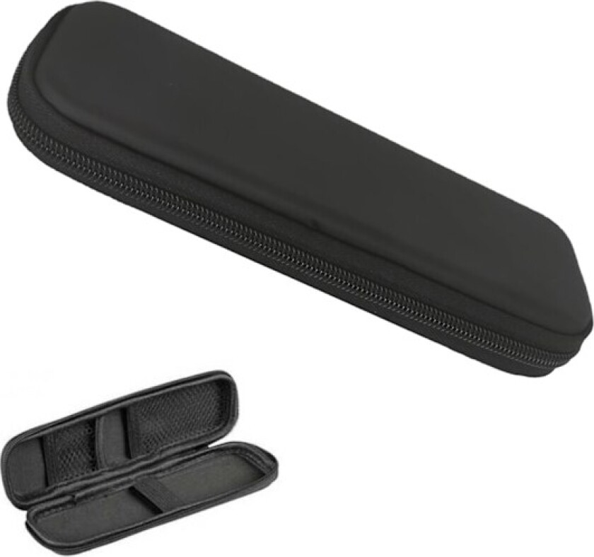 1 STK EVA Penal, Hardt Penal, Vanntett - Multifunksjonell Svart Glidelåspose, for Executive Penner Kulepenner Datakabler Skole, Kontor