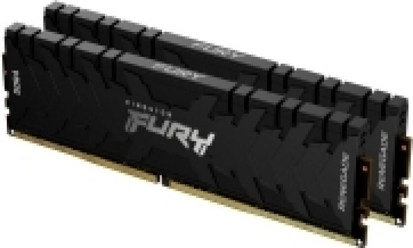 Kingston FURY Renegade - DDR4 - sett - 16 GB: 2 x 8 GB - DIMM 288-pin - 5333 MHz / PC4-42600 - CL20 - 1.6 V - ikke-bufret - ikke-ECC - svart