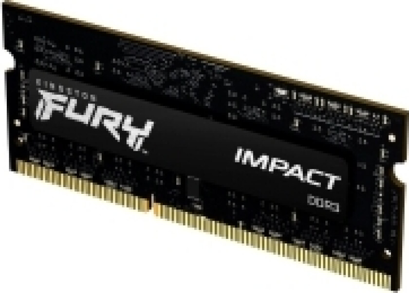 Kingston FURY Impact - DDR3L - modul - 4 GB - SO DIMM 204-pin - 1600 MHz / PC3L-12800 - CL9 - 1.35 / 1.5 V - ikke-bufret - ikke-ECC - svart
