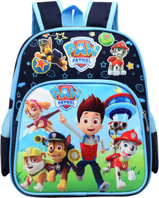 Marvel PAW Patrol Ryggsekk for barn Skolebok Veske Ryggsekk mørkeblå_qcx