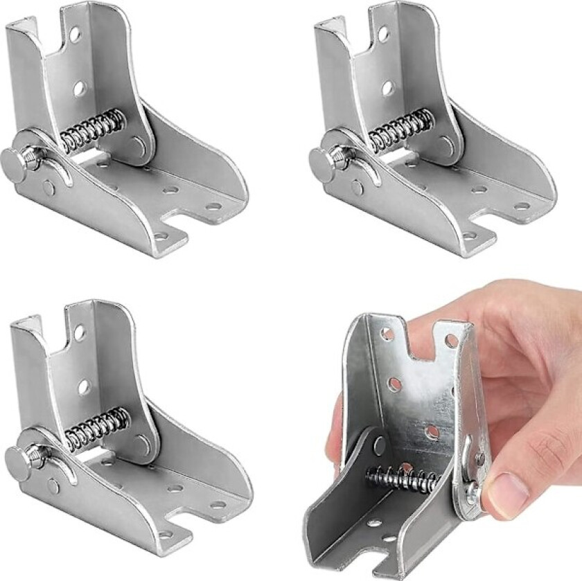 stk 90 Graders Selvblokkerende Sammenleggbare Hengsler, Sammenleggbare Ben Støttebrakett Bordforlengelsesbrakett Bordben Sammenleggbar Brakett (FMY)