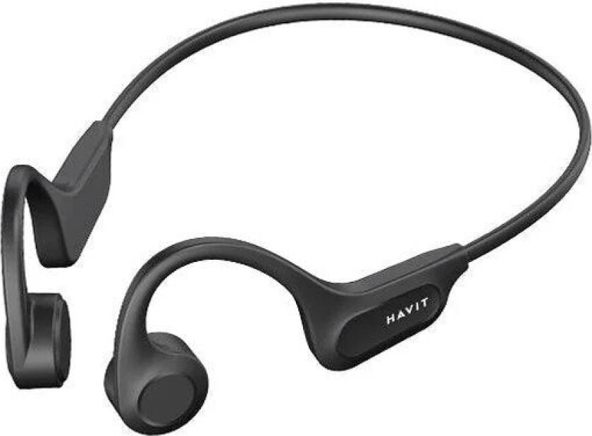 E531BT Hodesett (Bone Conduction) - IPX5 Vanntett, 7 Timer - Sort