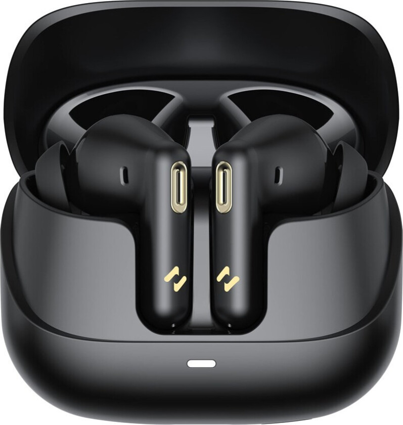 TW906 Pro Earbuds - ANC, 5 Timer, USB-C - Sort