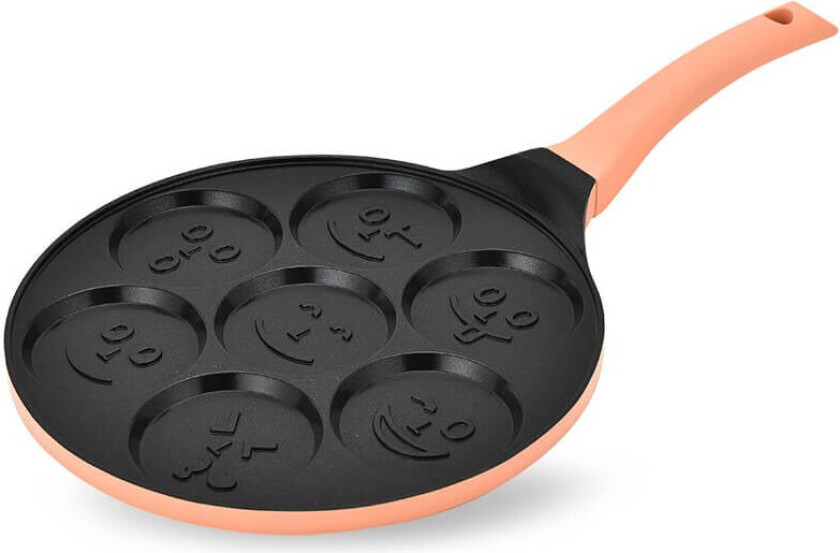 MR-1222-B Pannekakepanne - Ø26 cm - Svart, Oransje
