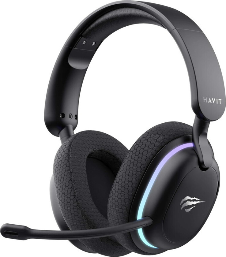 Fuxi-H7 Gaming Headset - Trådløs & Kablet - Sort