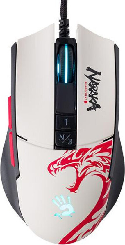 A4Tech Bloody L65 Gaming Mus - RGB, 9 Knapper, Optisk Sensor, USB-A