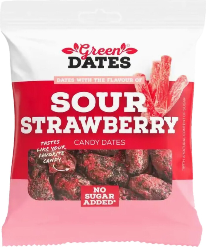 Green Dates Dadler Sour Strawberry - 90 gram