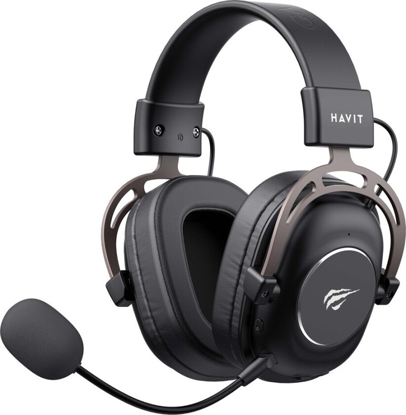 H2002YG Gaming Headset med Mikrofon - Sort/Okker