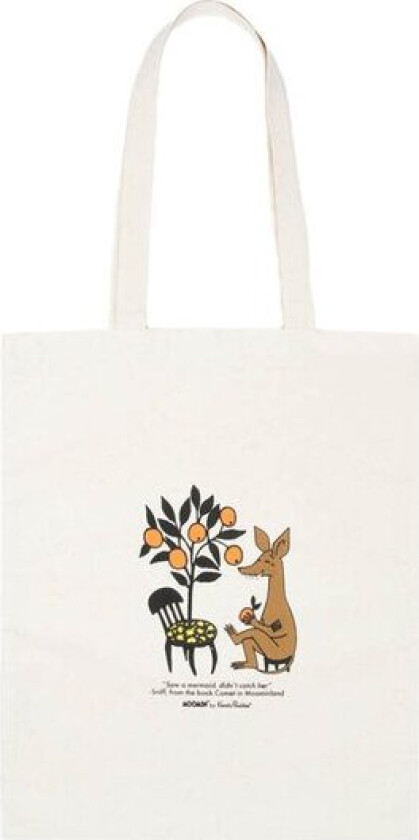 Mummi handlenett 38,5x42 cm Sniff med appelsiner beige