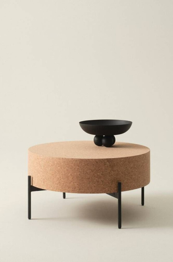 LANIGAN sofabord diameter 80 cm Kork