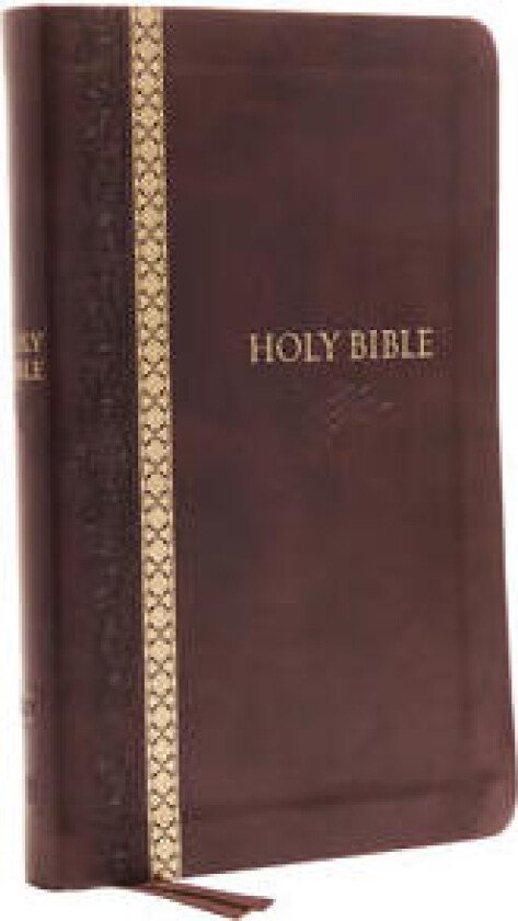 KJV Holy Bible: Thinline, Brown Leathersoft, Red Letter, Comfort Print (Thumb Indexed): King James Version
