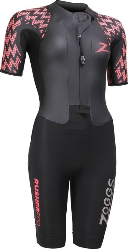 Rusher Pro Shorty W Våtdrakt Black/Red, M