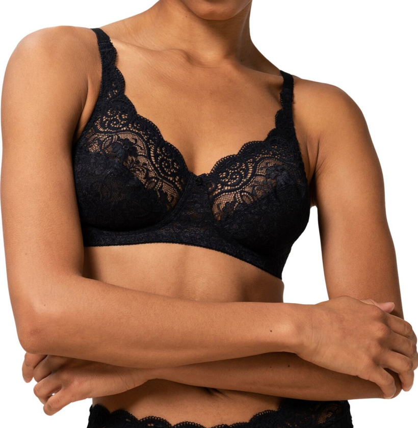 Amourette 300 N BH uten bøyle, svart, Størrelse: 70C, Kvinner