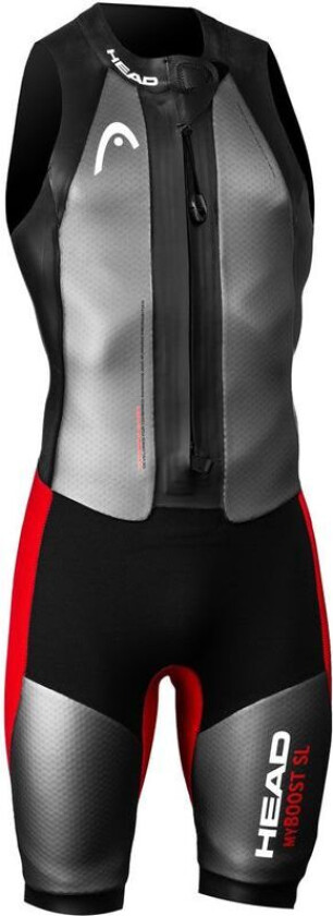 Head Swimrun myBOOST SL M Våtdrakt Black/Silver/Red, MLO